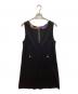 BLUE LABEL CRESTBRIDGE（ブルーレーベルクレストブリッジ）の古着「ノースリーブワンピース」｜ブラック