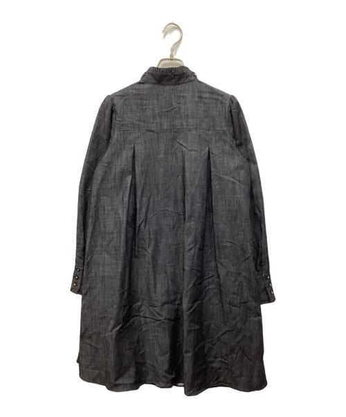 BLUE LABEL CRESTBRIDGE（ブルーレーベルクレストブリッジ）BLUE LABEL CRESTBRIDGE (ブルーレーベルクレストブリッジ) シャツワンピース インディゴ サイズ:38の古着・服飾アイテム