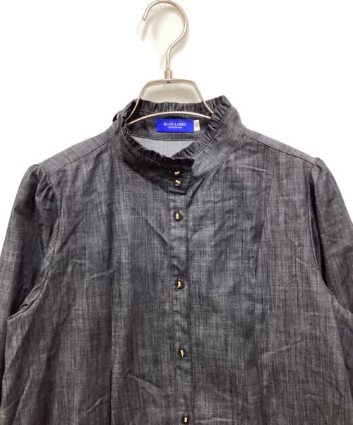 BLUE LABEL CRESTBRIDGE（ブルーレーベルクレストブリッジ）BLUE LABEL CRESTBRIDGE (ブルーレーベルクレストブリッジ) シャツワンピース インディゴ サイズ:38の古着・服飾アイテム