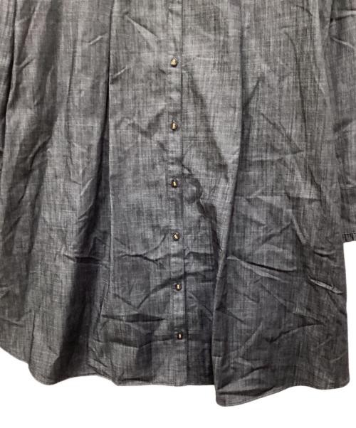 BLUE LABEL CRESTBRIDGE（ブルーレーベルクレストブリッジ）BLUE LABEL CRESTBRIDGE (ブルーレーベルクレストブリッジ) シャツワンピース インディゴ サイズ:38の古着・服飾アイテム