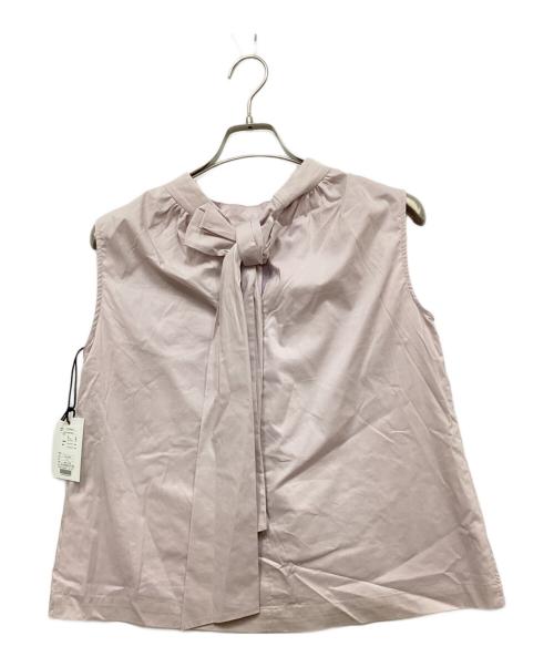 HER LIP TO（ハーリップトゥ）HER LIP TO (ハーリップトゥ) Back Front Ribbon Blouse/バックフロントリボンブラウス ピンク サイズ:M 未使用品の古着・服飾アイテム
