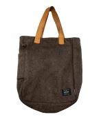 PORTERポーター）の古着「ツイードトートバッグ」｜ブラック