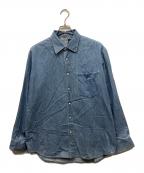 AURALEEオーラリー）の古着「Super Light Denim Shirt」｜インディゴ