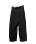 6(ROKU) BEAUTY&YOUTH (ロク ビューティーアンドユース) GEORGETTE TUCK PANTS/タックパンツ ブラック サイズ:36：5000円