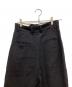 中古・古着 6(ROKU) BEAUTY&YOUTH (ロク ビューティーアンドユース) GEORGETTE TUCK PANTS/タックパンツ ブラック サイズ:36：5000円