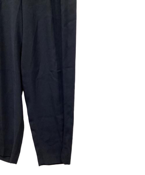 6(ROKU) BEAUTY&YOUTH（ロク ビューティーアンドユース）6(ROKU) BEAUTY&YOUTH (ロク ビューティーアンドユース) GEORGETTE TUCK PANTS/タックパンツ ネイビー サイズ:34の古着・服飾アイテム