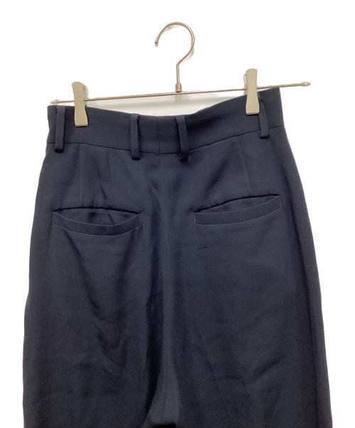 6(ROKU) BEAUTY&YOUTH（ロク ビューティーアンドユース）6(ROKU) BEAUTY&YOUTH (ロク ビューティーアンドユース) GEORGETTE TUCK PANTS/タックパンツ ネイビー サイズ:34の古着・服飾アイテム