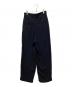 6(ROKU) BEAUTY&YOUTH (ロク ビューティーアンドユース) GEORGETTE TUCK PANTS/タックパンツ ネイビー サイズ:34：5000円