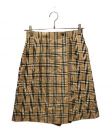 Burberry's（バーバリー）の古着「チェックスカート」｜ベージュ