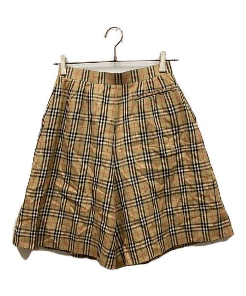 Burberry's（バーバリー）Burberry's (バーバリー) チェックスカート ベージュ サイズ:9の古着・服飾アイテム