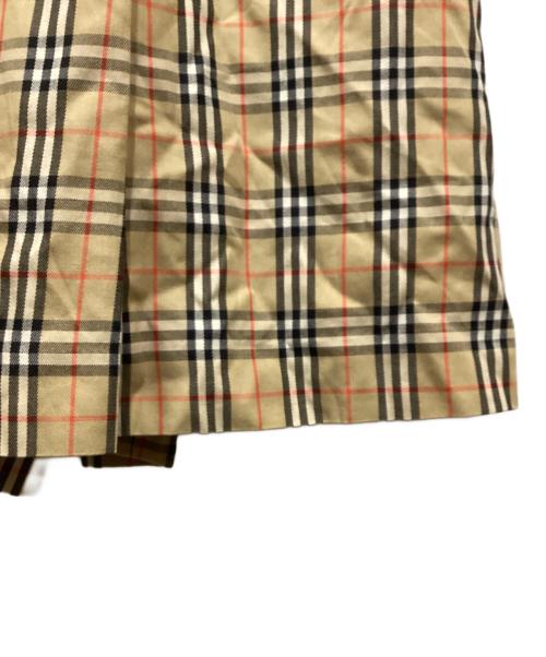 Burberry's（バーバリー）Burberry's (バーバリー) チェックスカート ベージュ サイズ:9の古着・服飾アイテム