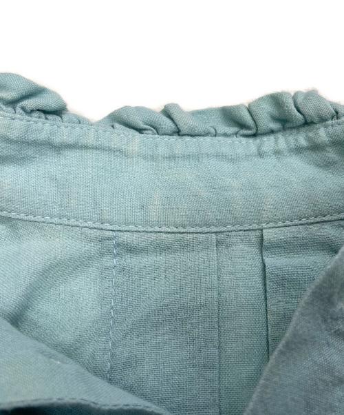 MOTHERHOUSE（マザーハウス）MOTHERHOUSE (マザーハウス) フロント タック ワンピース ブルー サイズ:Freeの古着・服飾アイテム