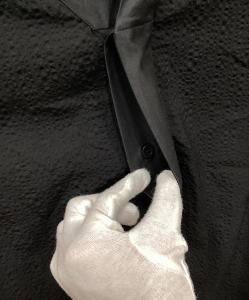 RICK OWENS（リックオウエンス）RICK OWENS (リックオウエンス) HALF SLEEVE LONG SHIRTS/ハーフスリーブロングシャツ ブラック サイズ:38の古着・服飾アイテム