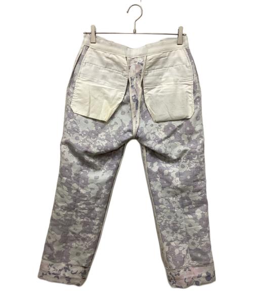 sacai（サカイ）sacai (サカイ) 刺繍花柄パンツ ホワイト サイズ:1の古着・服飾アイテム