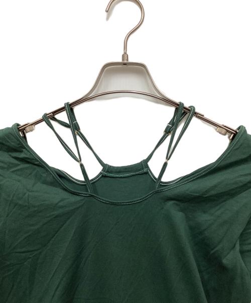 MURRAL（ミューラル）MURRAL (ミューラル) Ivy halfsleeve dress/ハーフスリーブドレス グリーン サイズ:1の古着・服飾アイテム