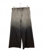 led tokyoレッドトウキョウ）の古着「グラデーションワイドデニム」｜グレー