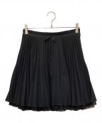 RED VALENTINOレッドヴァレンティノ）の古着「プリーツスカート」｜ブラック