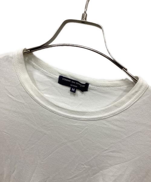 COMME des GARCONS HOMME（コムデギャルソン オム）COMME des GARCONS HOMME (コムデギャルソン オム) ロゴTシャツ ホワイト サイズ:Mの古着・服飾アイテム