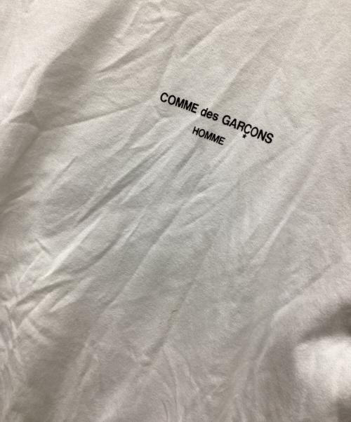 COMME des GARCONS HOMME（コムデギャルソン オム）COMME des GARCONS HOMME (コムデギャルソン オム) ロゴTシャツ ホワイト サイズ:Mの古着・服飾アイテム