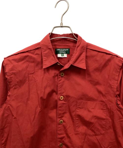 COMME des GARCONS HOMME PLUS（コムデギャルソンオムプリュス）COMME des GARCONS HOMME PLUS (コムデギャルソンオムプリュス) シャツ レッド サイズ:SSの古着・服飾アイテム