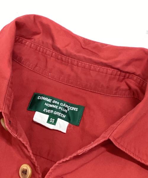 COMME des GARCONS HOMME PLUS（コムデギャルソンオムプリュス）COMME des GARCONS HOMME PLUS (コムデギャルソンオムプリュス) シャツ レッド サイズ:SSの古着・服飾アイテム