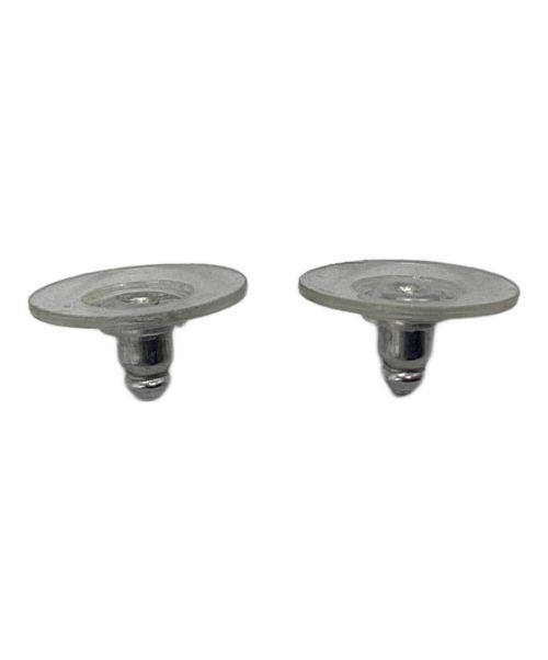 CHANEL（シャネル）CHANEL (シャネル) ココマークラインストーンパールピアス シルバーの古着・服飾アイテム