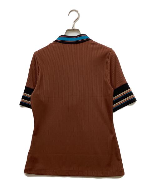 PAUL SMITH（ポールスミス）PAUL SMITH (ポールスミス) ポロシャツ ブラウン サイズ:Mの古着・服飾アイテム