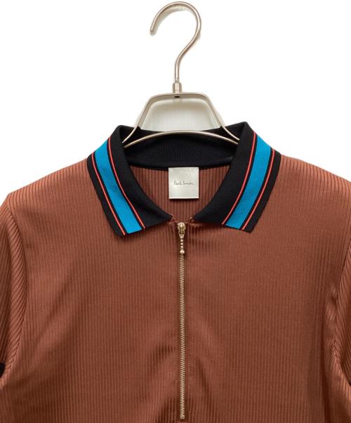 PAUL SMITH（ポールスミス）PAUL SMITH (ポールスミス) ポロシャツ ブラウン サイズ:Mの古着・服飾アイテム