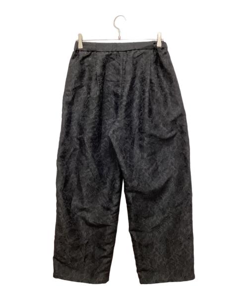 mizuiro-ind（ミズイロインド）mizuiro-ind (ミズイロインド) ジャガードパンツ ブラック サイズ:-の古着・服飾アイテム