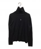 BALMAINバルマン）の古着「カシミヤ混ロゴニット」｜ブラック