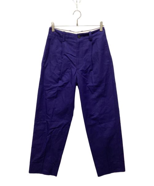 BLAMINK（ブラミンク）BLAMINK (ブラミンク) センタープレスパンツ ブルーの古着・服飾アイテム