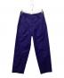 BLAMINK（ブラミンク）の古着「センタープレスパンツ」｜ブルー