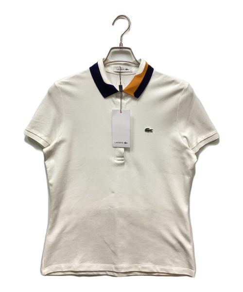 LACOSTE（ラコステ）LACOSTE (ラコステ) ポロシャツ ホワイト サイズ:40の古着・服飾アイテム
