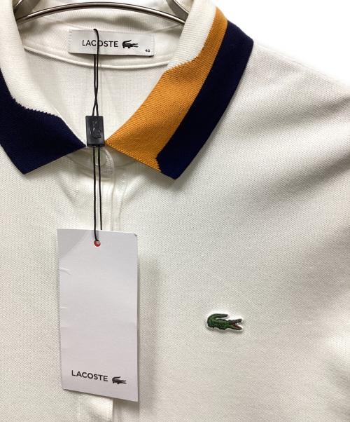 LACOSTE（ラコステ）LACOSTE (ラコステ) ポロシャツ ホワイト サイズ:40の古着・服飾アイテム