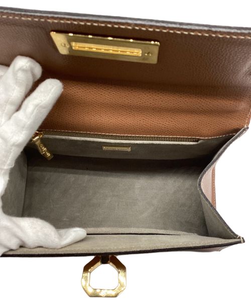 CARBOTTI（カルボッティ）CARBOTTI (カルボッティ) 2WAYショルダーバッグ ブラウンの古着・服飾アイテム