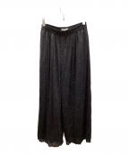 Couture d'adamクチュールドアダム）の古着「スターダストスパンコールパラッツォパンツ」｜ブラック