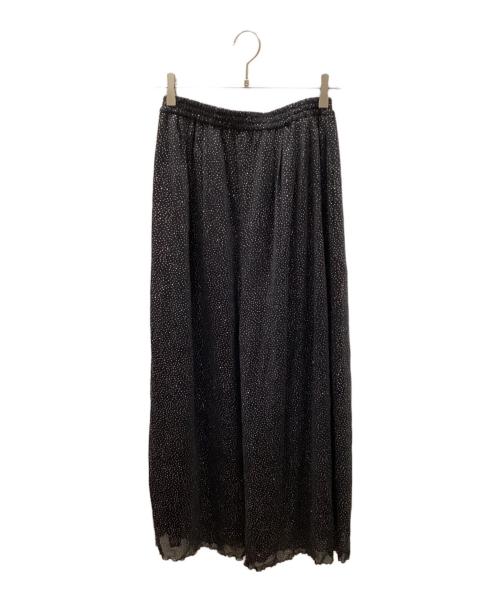 Couture d'adam（クチュールドアダム）Couture d'adam (クチュールドアダム) スターダストスパンコールパラッツォパンツ ブラック サイズ:Mの古着・服飾アイテム
