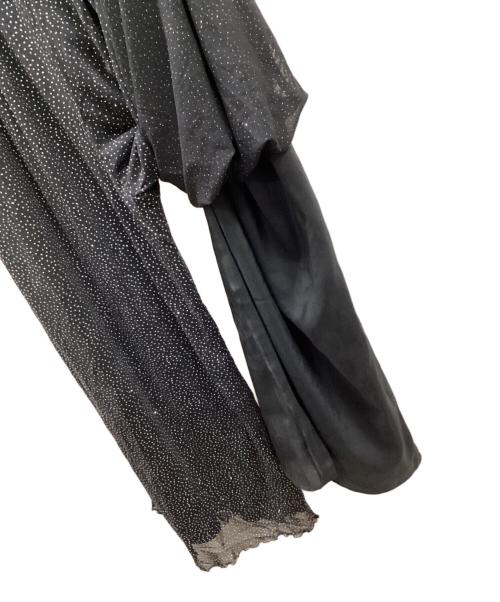 Couture d'adam（クチュールドアダム）Couture d'adam (クチュールドアダム) スターダストスパンコールパラッツォパンツ ブラック サイズ:Mの古着・服飾アイテム