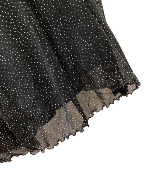 Couture d'adam（クチュールドアダム）Couture d'adam (クチュールドアダム) スターダストスパンコールパラッツォパンツ ブラック サイズ:Mの古着・服飾アイテム