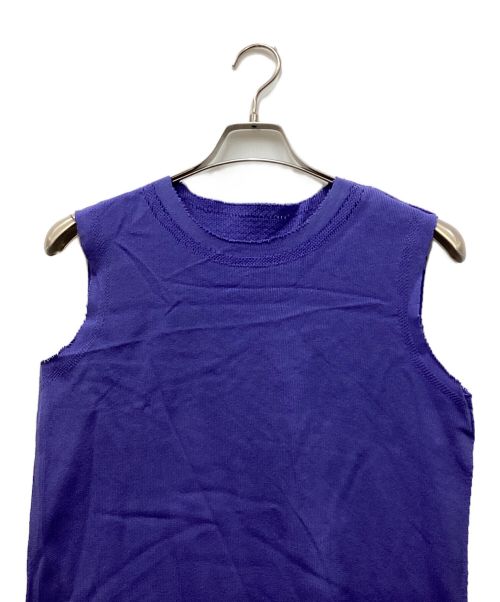 A-POC ABLE ISSEY MIYAKE（エイポック エイブル イッセイ ミヤケ）A-POC ABLE ISSEY MIYAKE (エイポック エイブル イッセイ ミヤケ) ノースリーブニット ブルー サイズ:1の古着・服飾アイテム