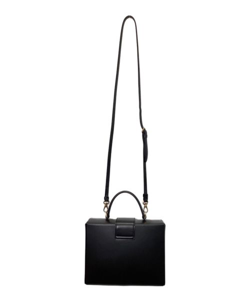 Salvatore Ferragamo（サルヴァトーレ フェラガモ）Salvatore Ferragamo (サルヴァトーレ フェラガモ) TRIFOLIO BOX BAG ブラックの古着・服飾アイテム