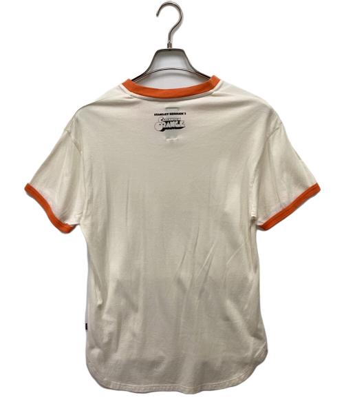 glamb（グラム）glamb (グラム) KUBRICK (キューブリック) ムービーリンガーTシャツ オレンジの古着・服飾アイテム