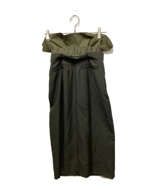 CLANE（クラネ）CLANE (クラネ) ロングスカート グリーンの古着・服飾アイテム