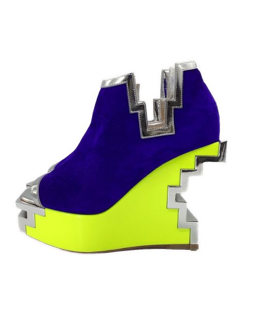 Christian Louboutin（クリスチャン・ルブタン）Christian Louboutin (クリスチャン・ルブタン) ヒールパンプス ブルー サイズ:36の古着・服飾アイテム