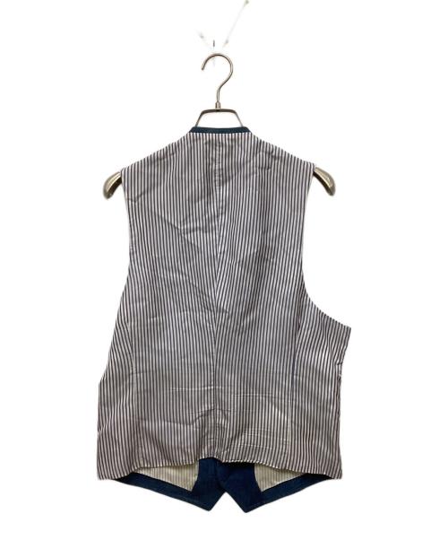 BLUE BLUE（ブルーブルー）BLUE BLUE (ブルーブルー) ジレ インディゴ サイズ:3の古着・服飾アイテム