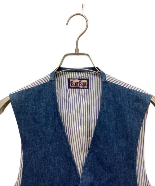 BLUE BLUE（ブルーブルー）BLUE BLUE (ブルーブルー) ジレ インディゴ サイズ:3の古着・服飾アイテム