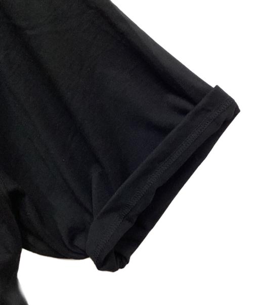 ENNOY（エンノイ）ENNOY (エンノイ) 刺繍ロゴTシャツ ブラック サイズ:Lの古着・服飾アイテム