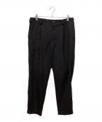Graphpaperグラフペーパー）の古着「Offscale Gabardine Pants」｜ブラック