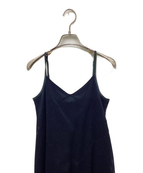 UN3D.（アンスリード）UN3D. (アンスリード) キャミワンピース ネイビー サイズ:36の古着・服飾アイテム