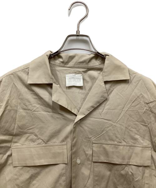 LOU DALTON（ルーダルトン）LOU DALTON (ルーダルトン) オープンカラーシャツ ベージュ サイズ:Sの古着・服飾アイテム